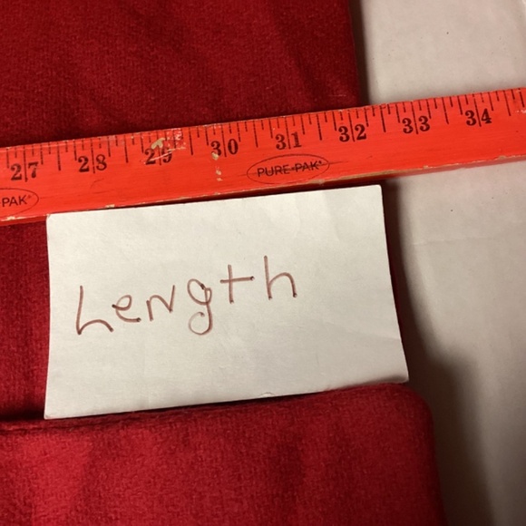 Herman Kay Jacket Hood Wool Winter Classic  Everyday Staple Red Womens SZ M - Picture 7 of 7